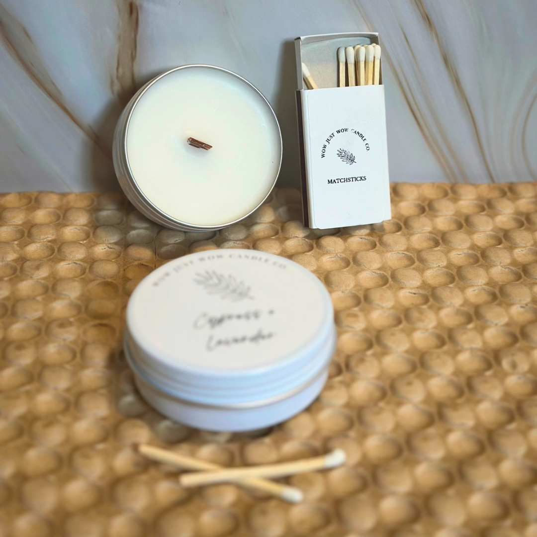 Cypress and Lavender Spa Candle