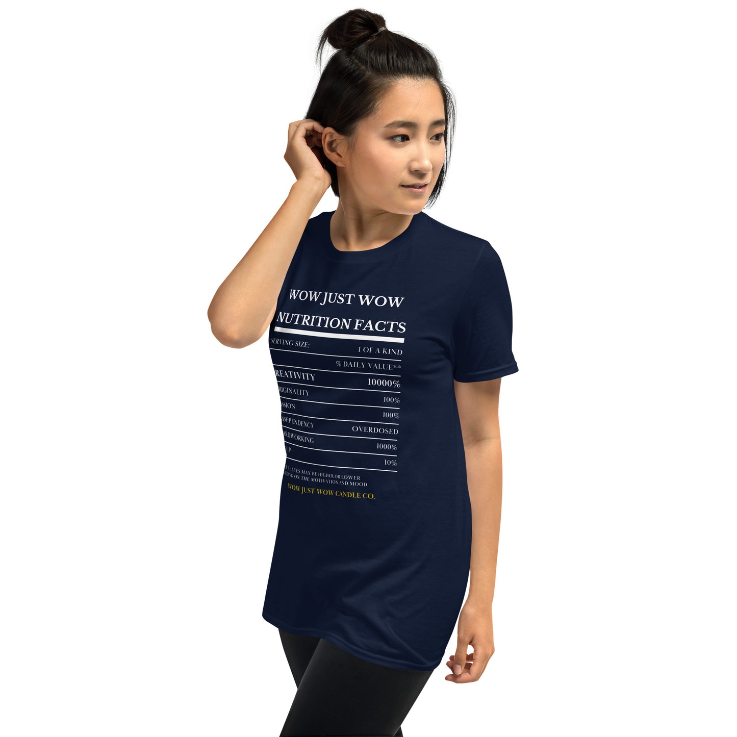 Nutrition Facts Short-Sleeve Unisex T-Shirt
