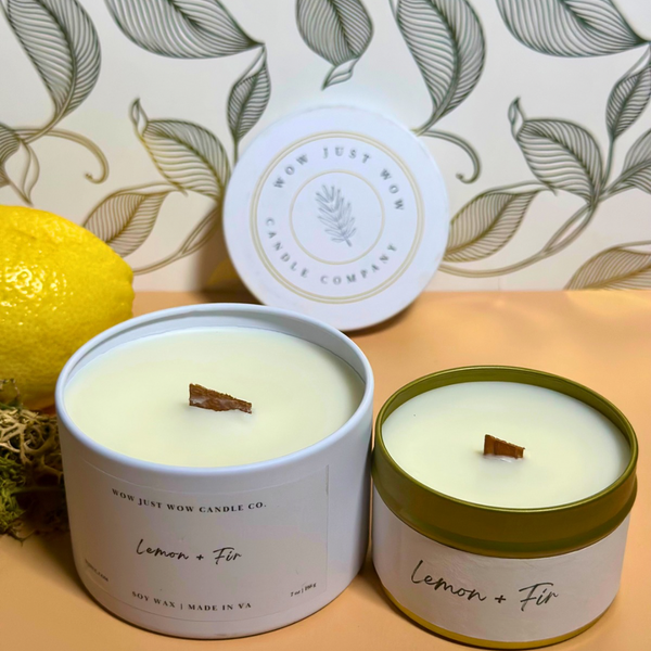 LEMON + FIR AUTUMN/FALL CANDLE