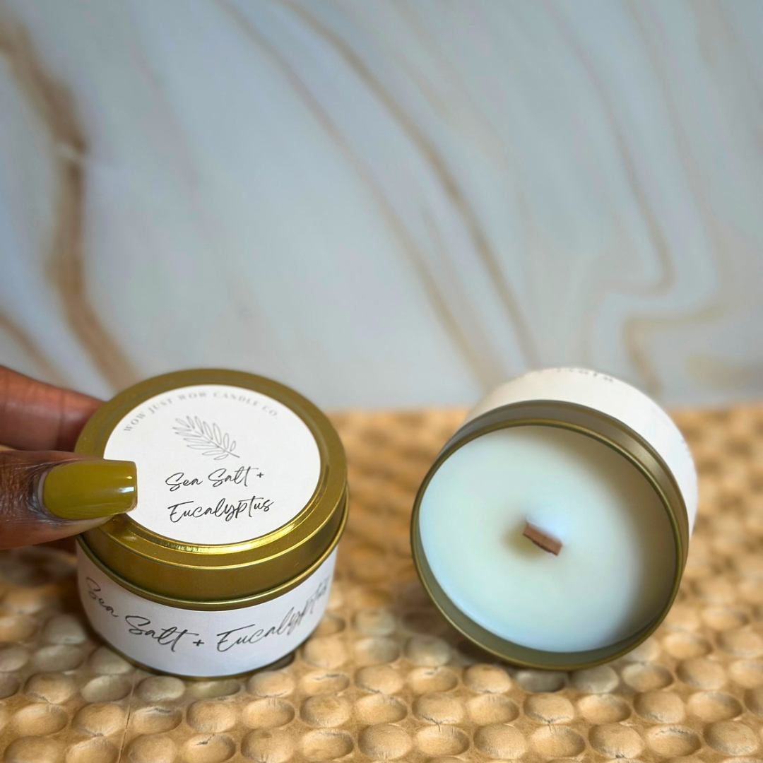 Sea Salt and Eucalyptus Spa Candle