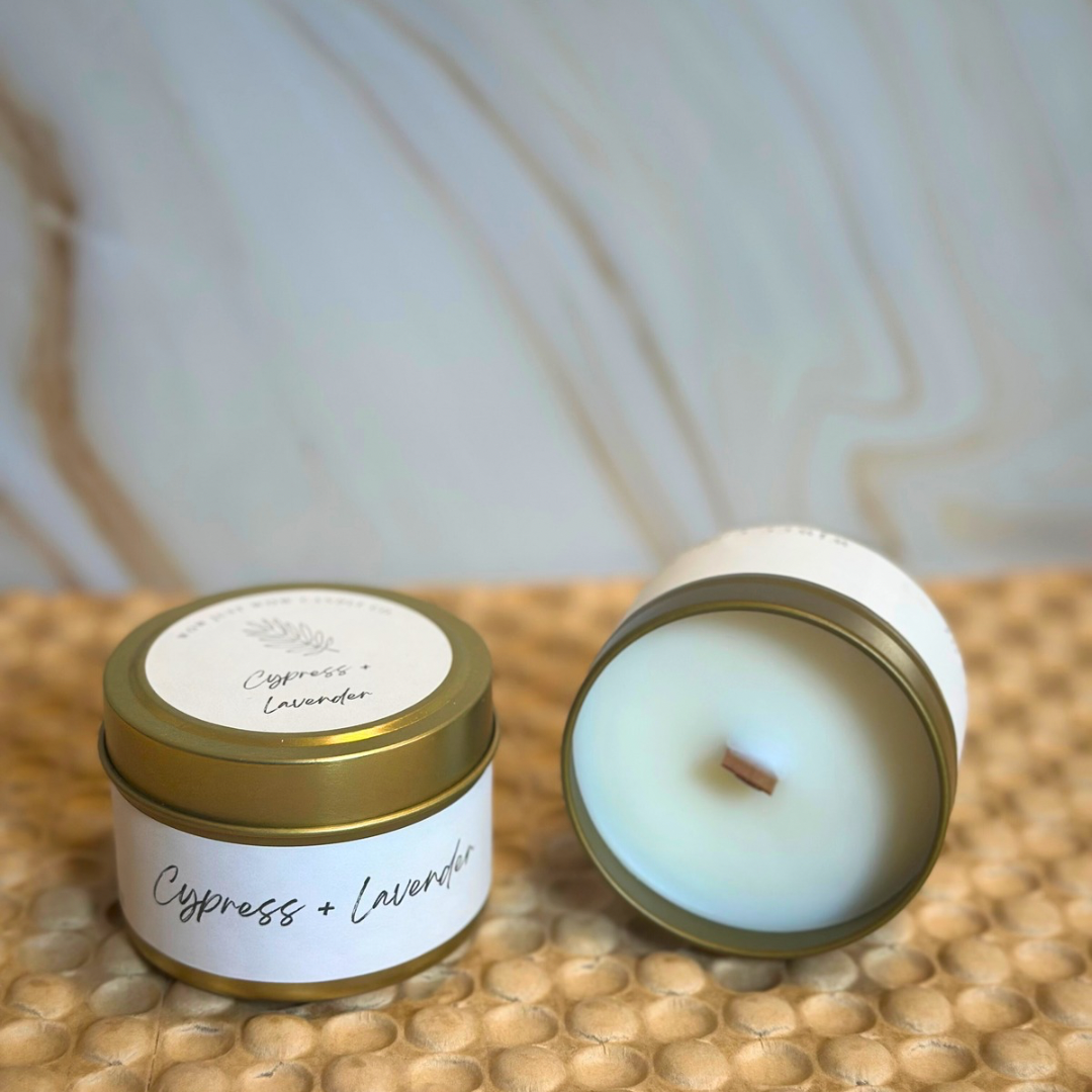 Cypress and Lavender Spa Candle