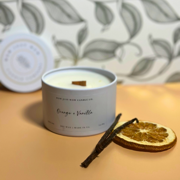 ORANGE + VANILLA CANDLE AUTUMN/FALL EDITION