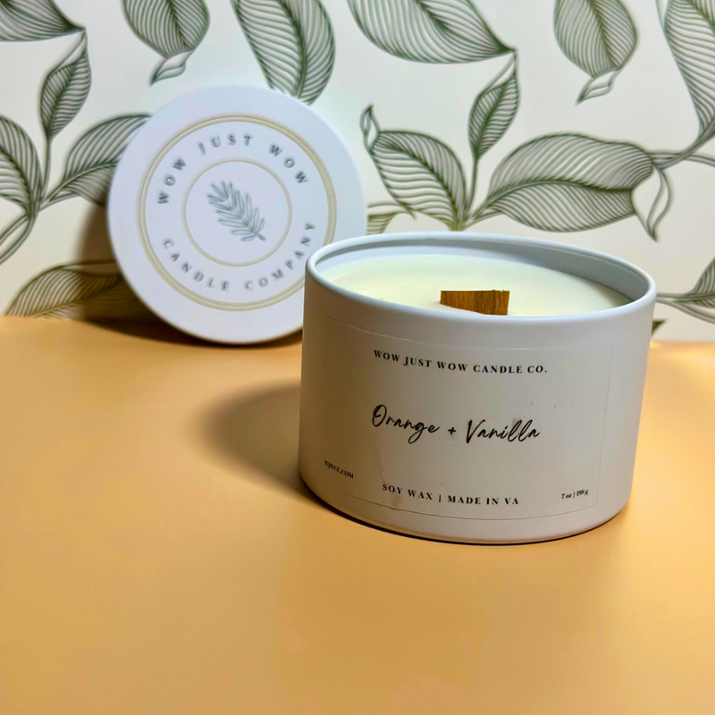 ORANGE + VANILLA CANDLE AUTUMN/FALL EDITION