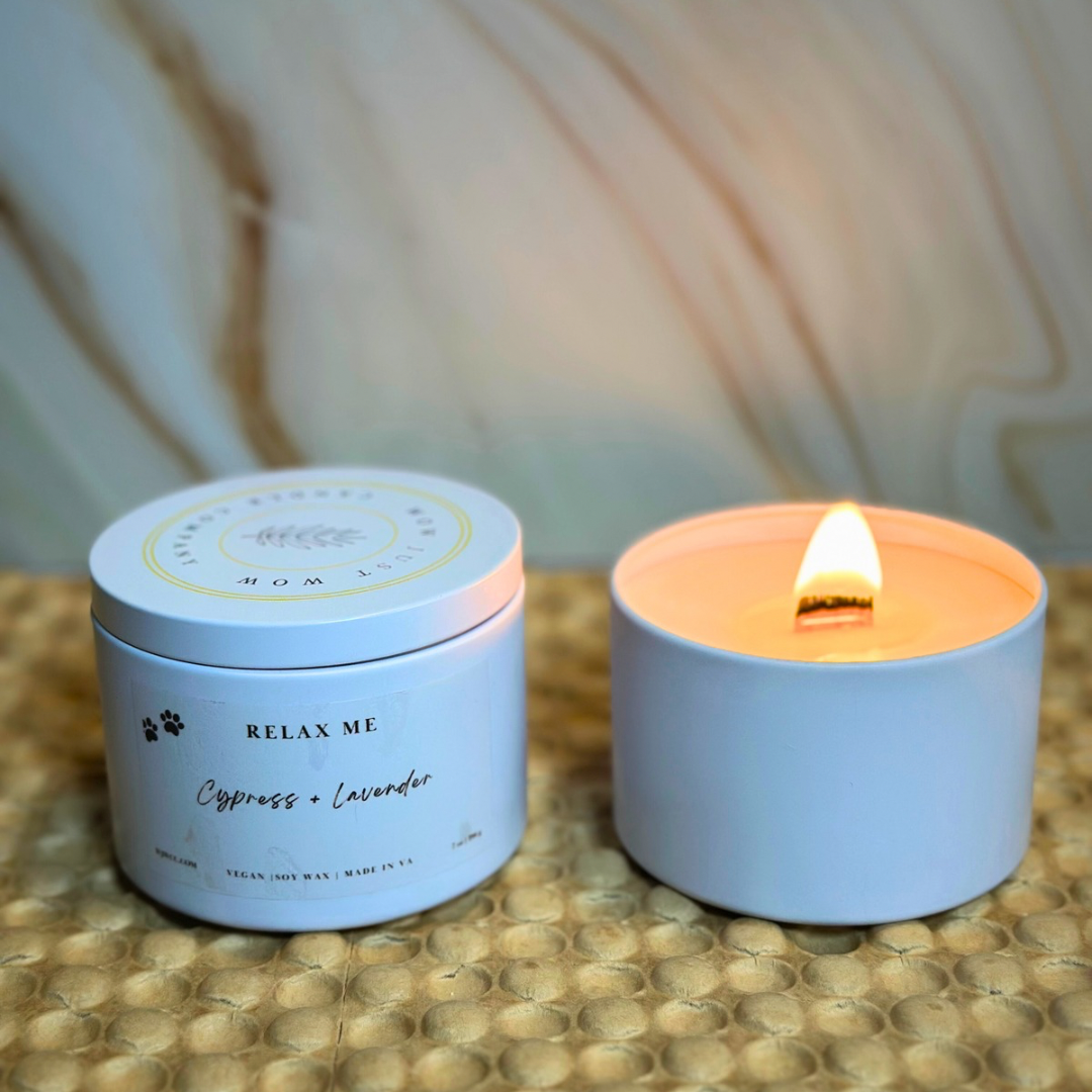 Cypress and Lavender Spa Candle