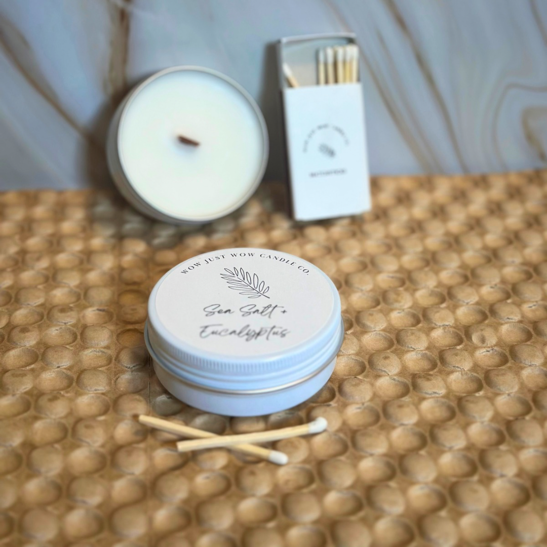 Sea Salt and Eucalyptus Spa Candle