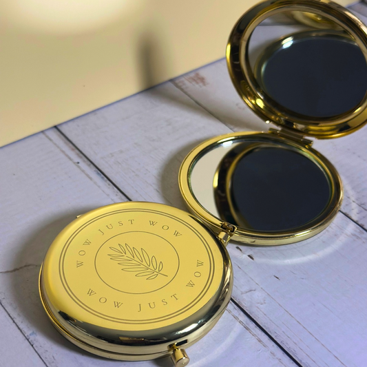 Gold Pocket Mirror: Chic and Convenient Elegance On the Go