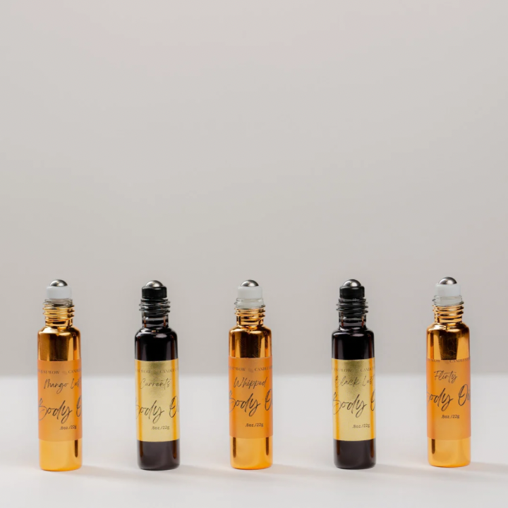 Roll-On Parfum Oils: Long-lasting travel-sized parfum oil rollerball for everyday fragrance on the go.