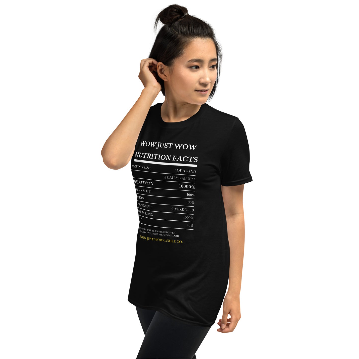 Nutrition Facts Short-Sleeve Unisex T-Shirt