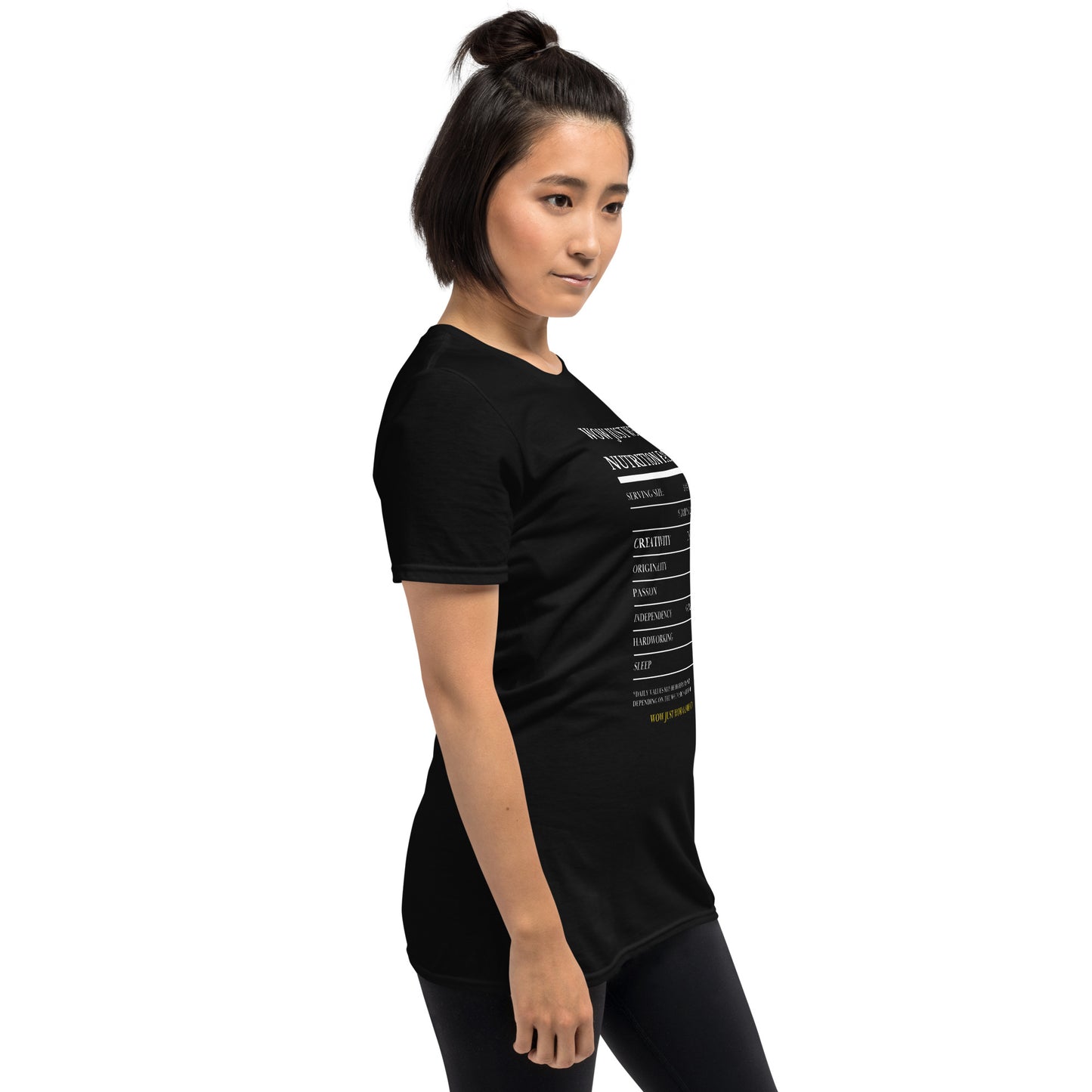 Nutrition Facts Short-Sleeve Unisex T-Shirt