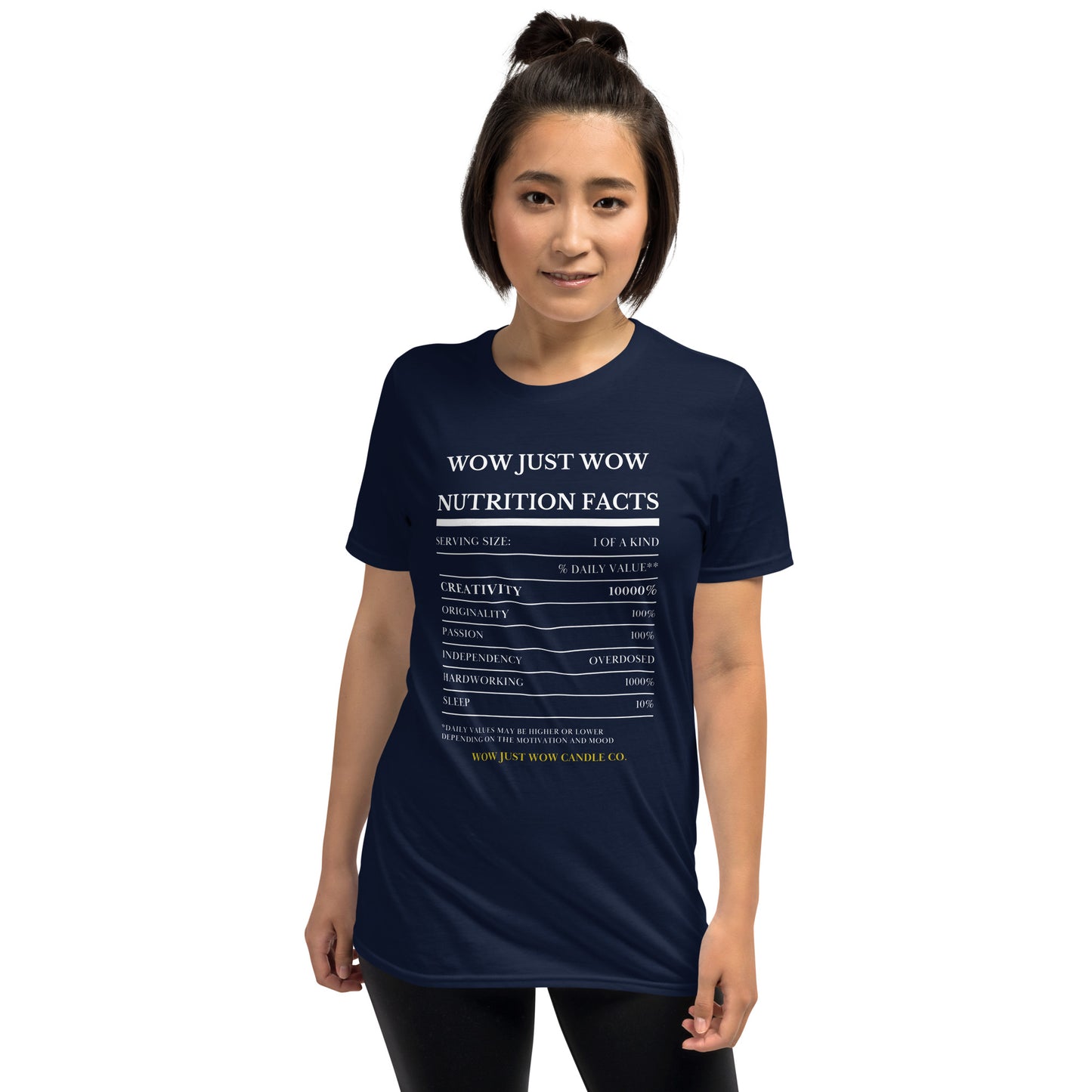Nutrition Facts Short-Sleeve Unisex T-Shirt